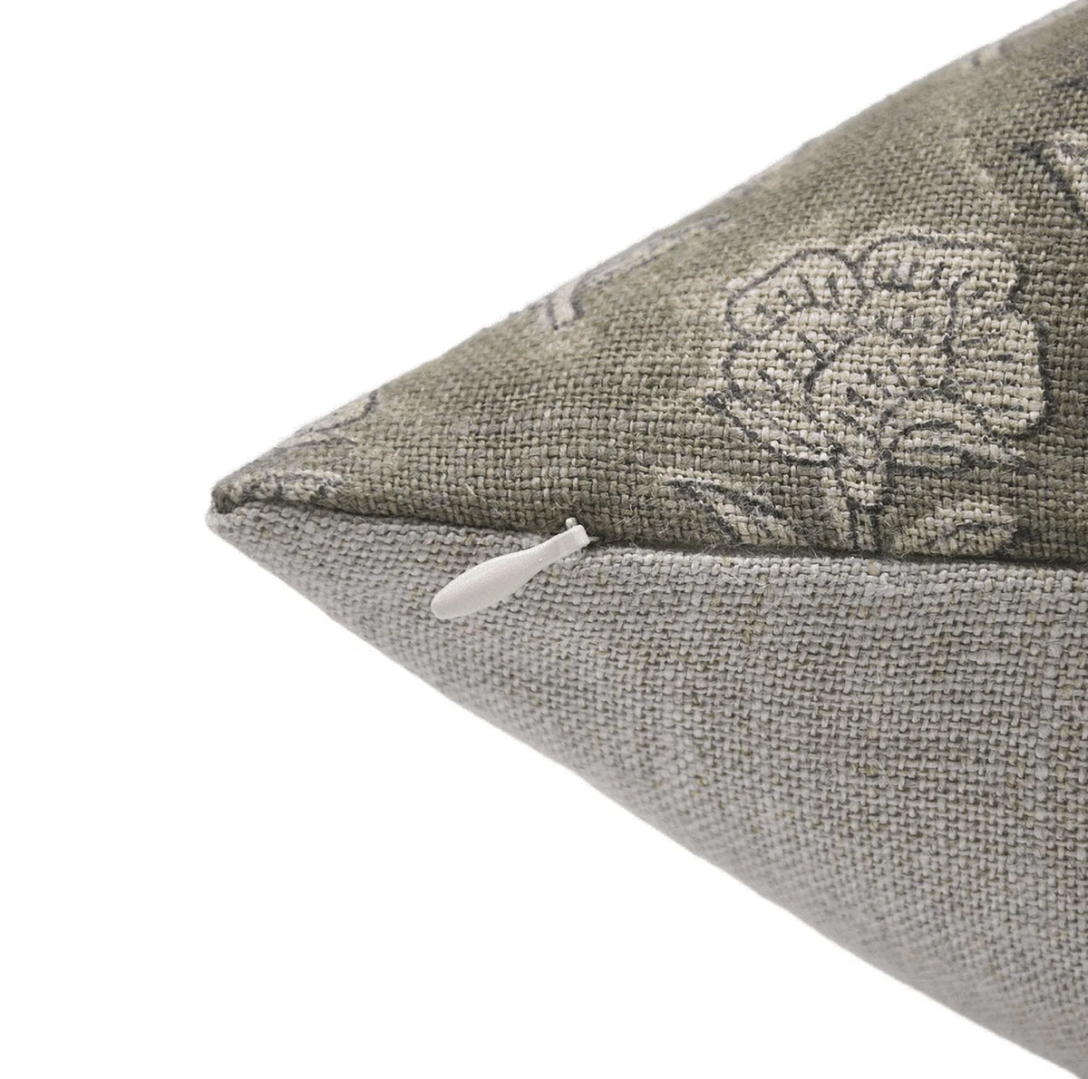 22x22 Inch Thick Linen Decorative Throw Pillow Cover F8531