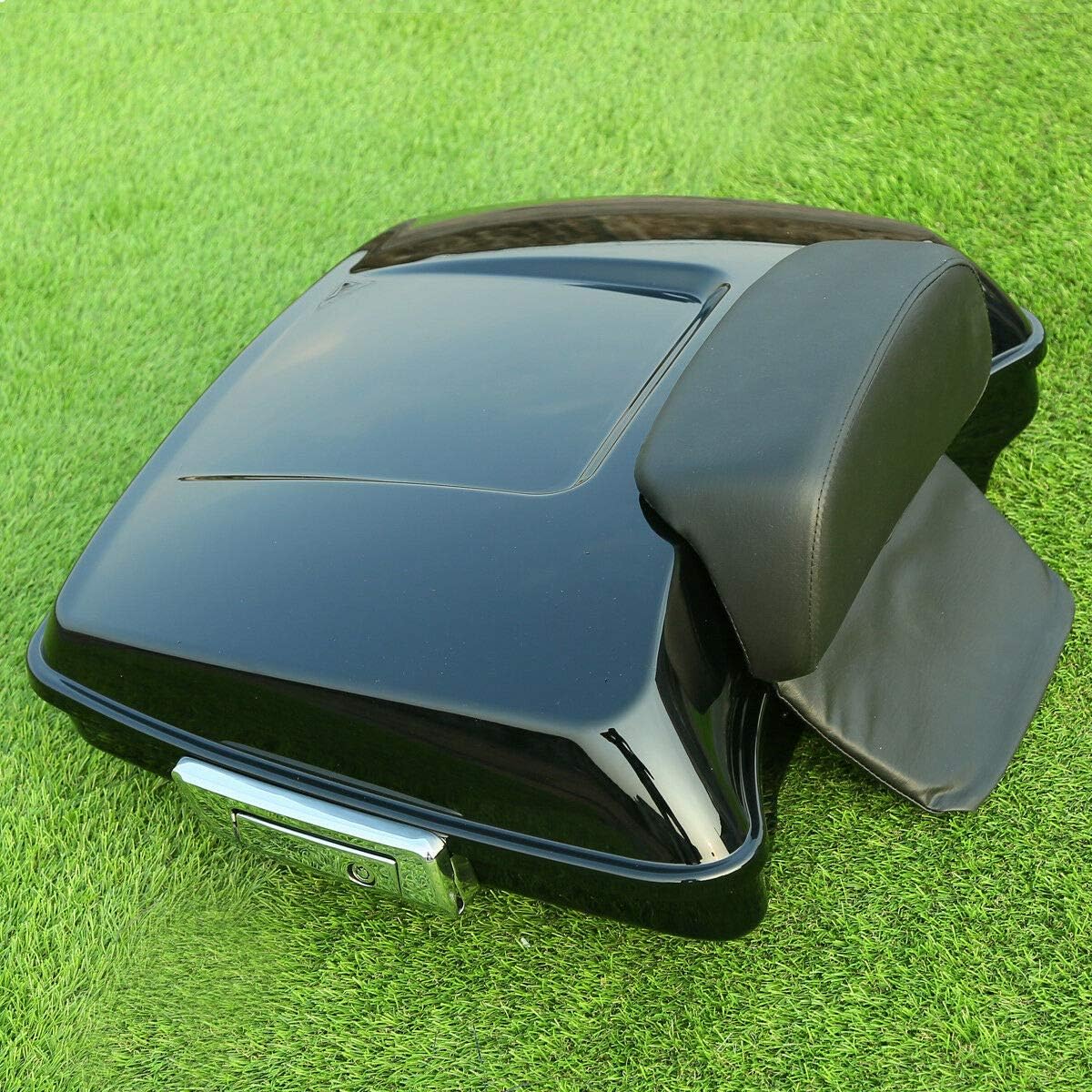 5.5" Tour Pack Trunk with 2-UP Mounting Rack and Backrest D7921