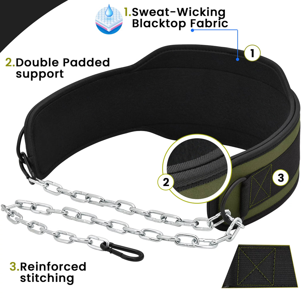 Dipping Belt with Adjustable Steel Chain V975