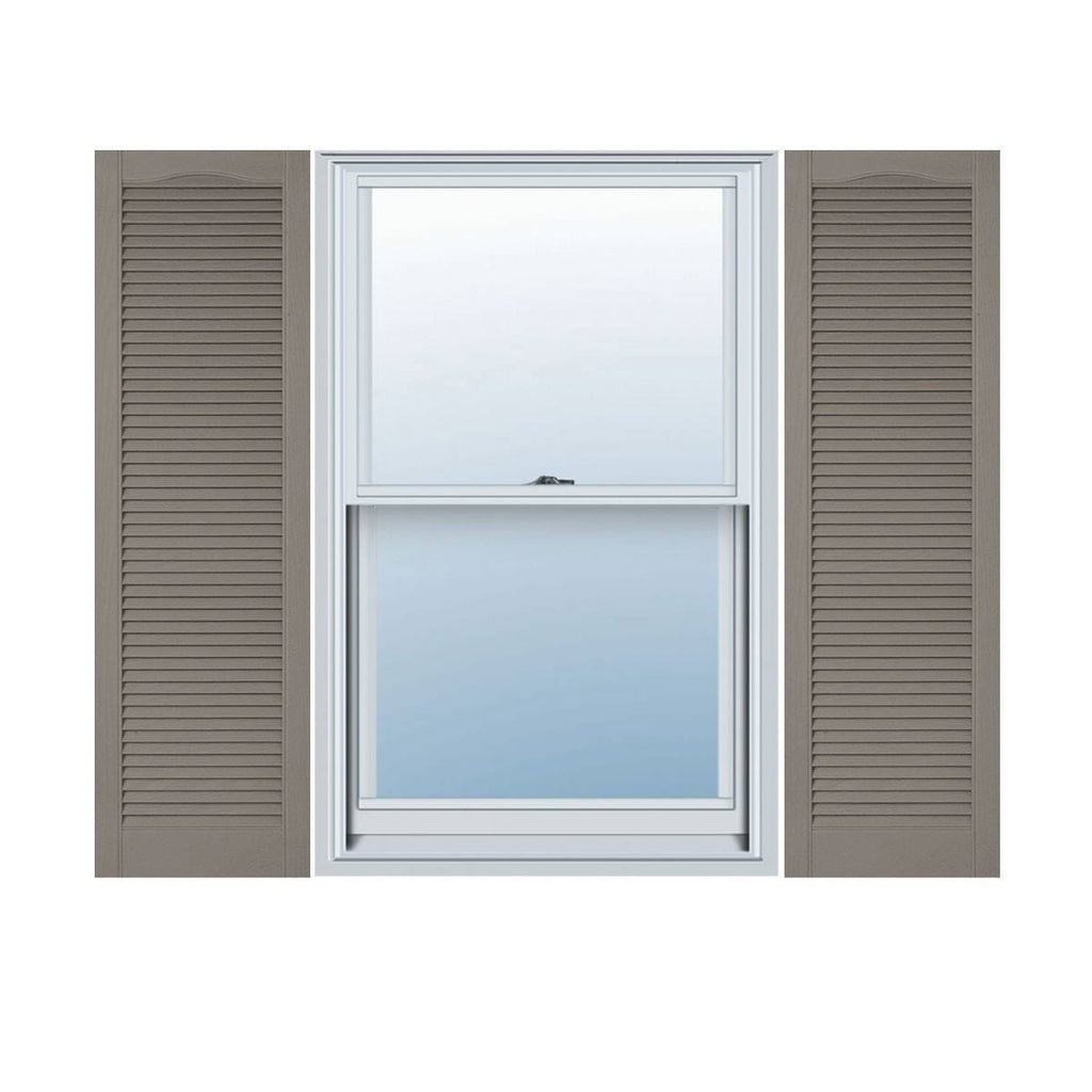 Clay Open Louver Shutters M583132
