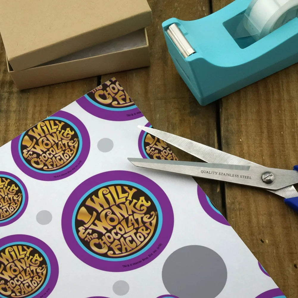 Chocolate Factory Logo Gift Wrap Wrapping Paper Roll O862095