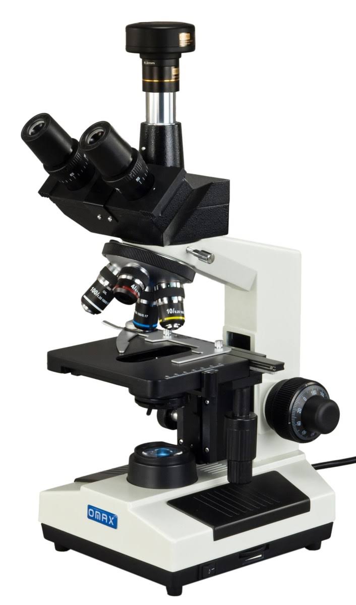 40X-1000X Trinocular Compound LED Microscope with 2MP USB Digital Camera R9451