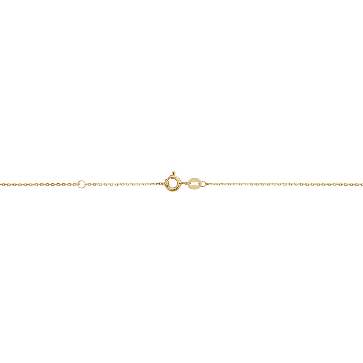14k Yellow Gold Petite Heart Necklace Z5933