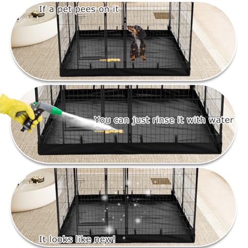 32" H 8 Panels Dog Playpen with Storage Bag E623