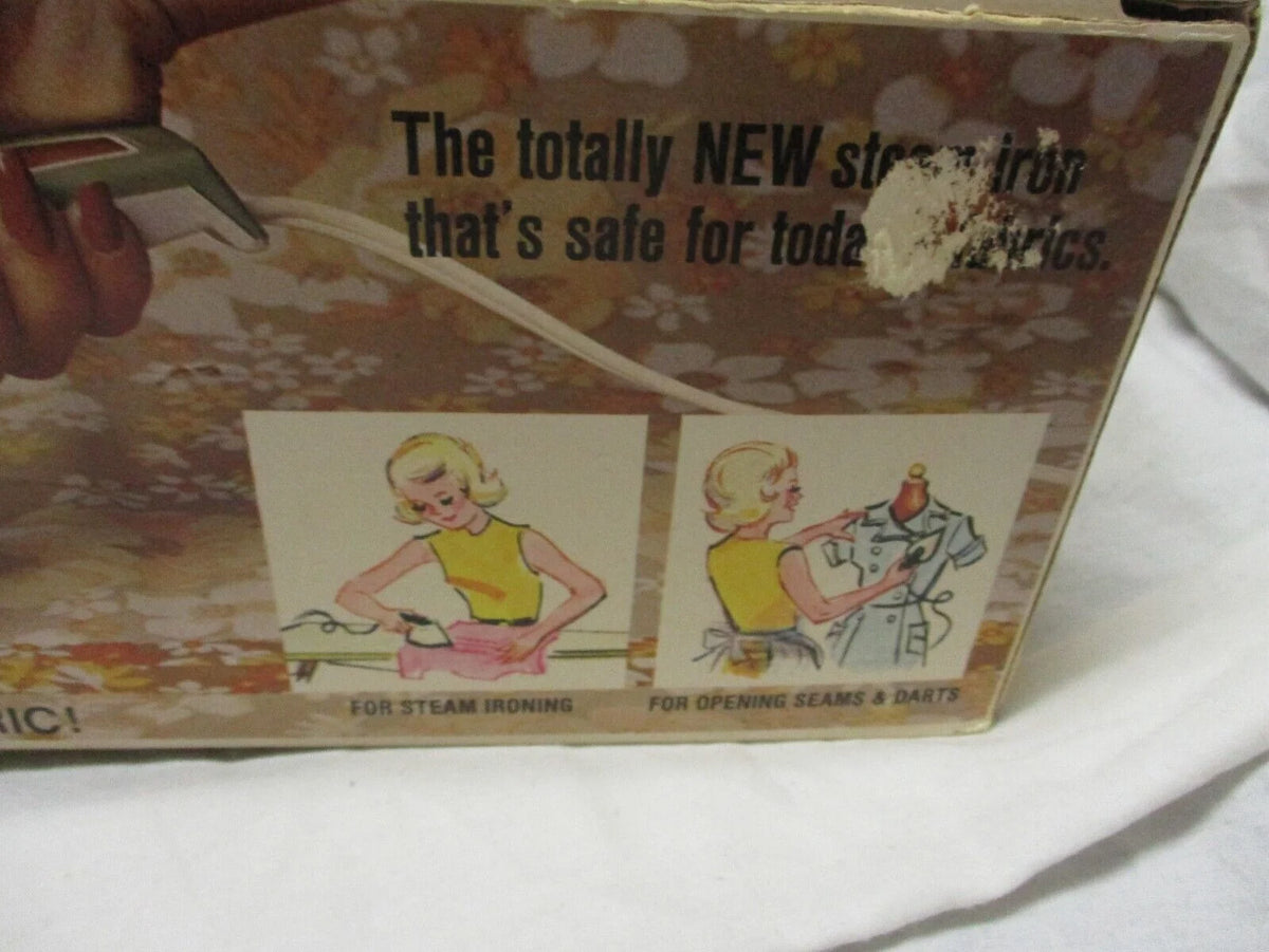 Vintage Fabric Steam Iron V93956