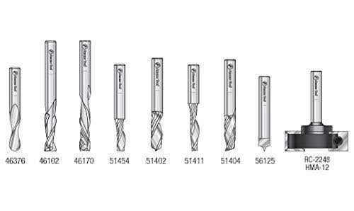 18-Pc CNC Router Bit Collection, 1/4 Shank I886540