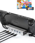6 in 1 TV Docking Station with 4K@60Hz Ethernet 3 USB3.0 USB-C PD Charging M787