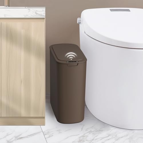 Automatic Motion Sensor 2.6 Gallon Touchless Trash Can White W408