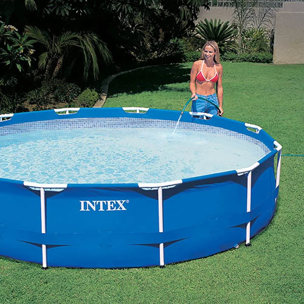 12 x 30 Metal Frame Set Swimming Pool with Filter Pump N65775
